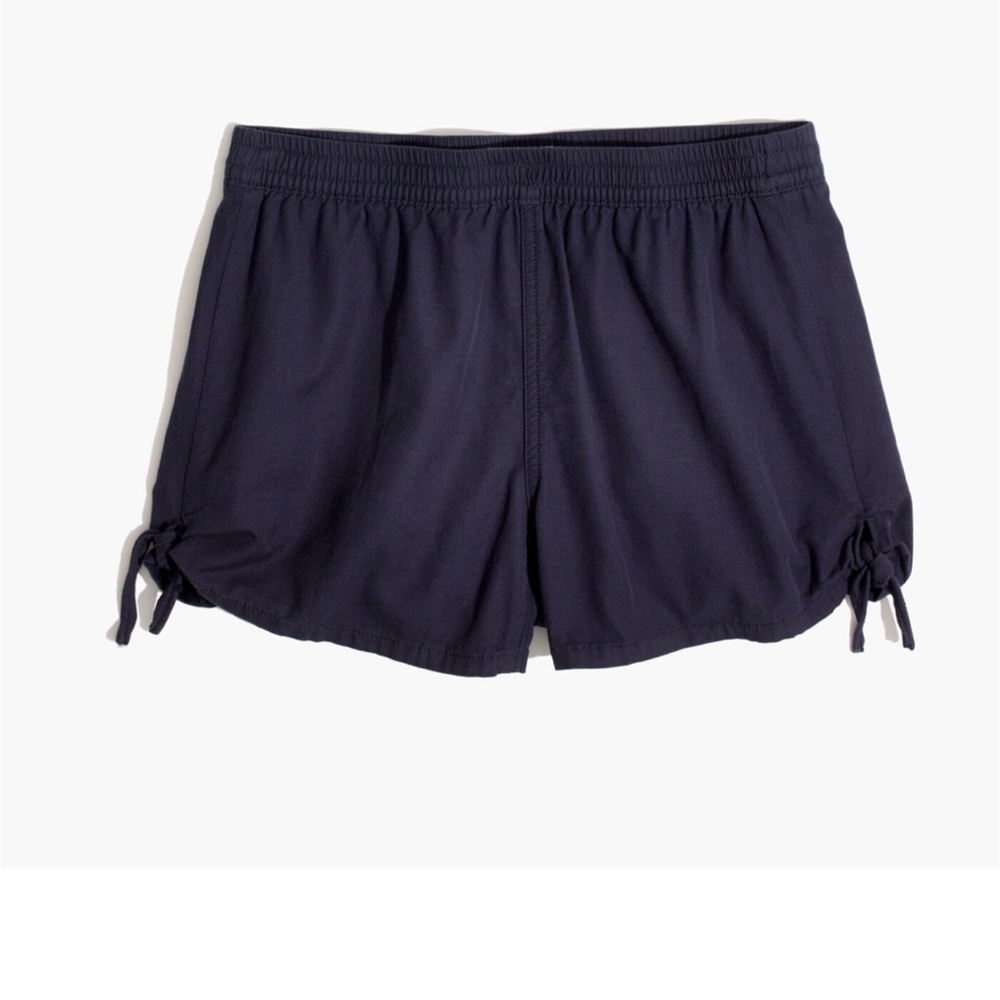 Madewell Womens Pull On Tie Lightweight Shorts Blue Sz XS AB29